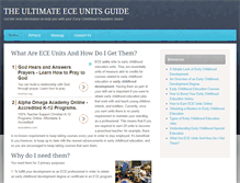 Tablet Screenshot of ece-units.org
